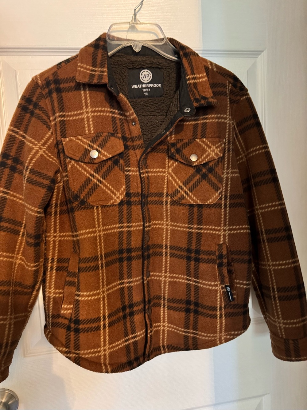 Weatherproof Fleece Shacket